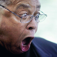 James Earl Jones tries out for CNN