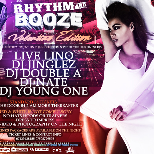 Rhythm&Booze Feb 2013 Bashment Mixed By Live Linq Hosted By Yardi Suave