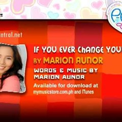 If You Ever Change Your Mind - Marion Aunor