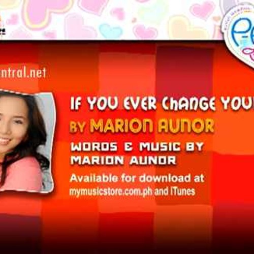 If You Ever Change Your Mind - Marion Aunor