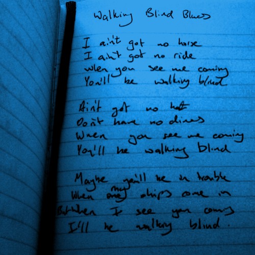 Walking blind blues