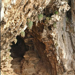 Nightfall at Gorham's Cave