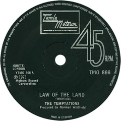 THE TEMPTATIONS - law of the land (Overtime Law Edit by WE MEAN DISCO!!)