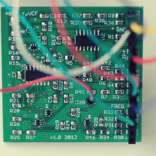 Yusynth VCO and 4072 VCF Pulse with PWM