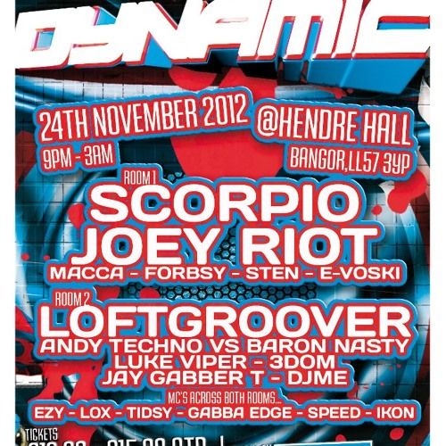 DJ Sten and MC Lox &Tidsy - Dynamic @ hendre hall, Bangor, N.Wales