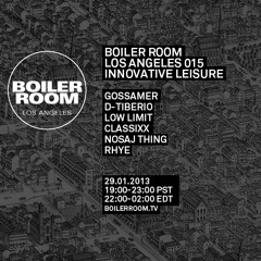 Nosaj Thing Boiler Room Los Angeles LIVE Show