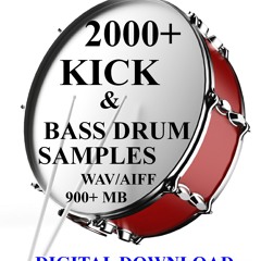2000 KICK BASS DRUM SAMPLES