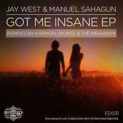 Jay West & Manuel Sahagun - Got Me Insane (Alternative Mix) [ELECTRONIQUE UK] 12" Preview (Lo Fi)