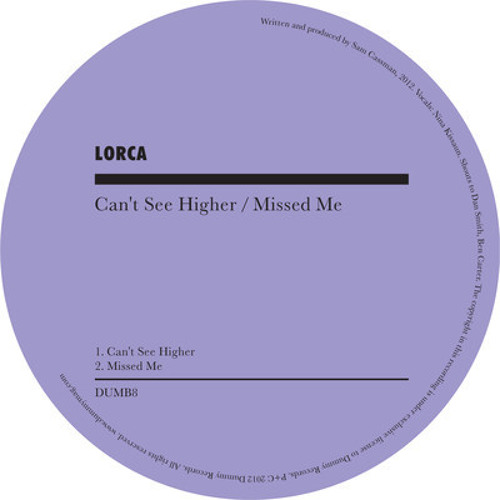 Lorca - Can't See Higher (Temple's House Edit)