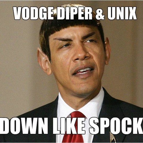 Vodge Diper & UNIX - Down Like Spock (Original + Dubstep Remix)