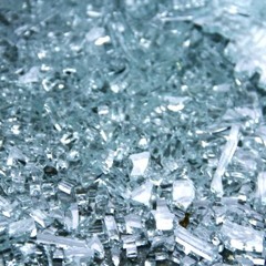 Piece of glass-02-(bits of broken glass) by Erika Matsunami-original