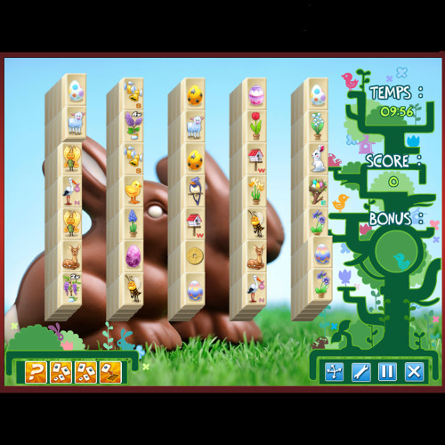 Temple Of Majong - Puzzle Game - iSCool Entertainment - Theme Printemps