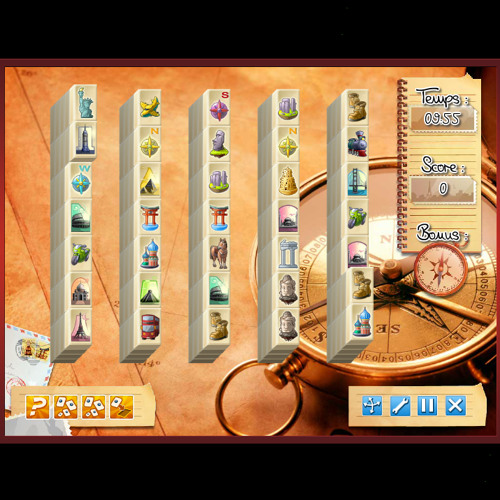 Temple Of Majong - Puzzle Game - iSCool Entertainment - Theme Voyage