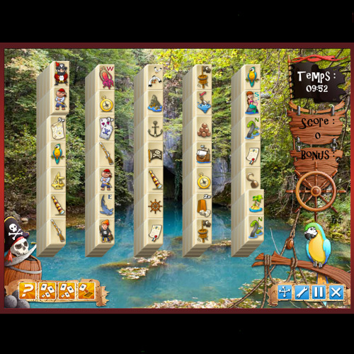 Temple Of Majong - Puzzle Game - iSCool Entertainment - Theme Pirates