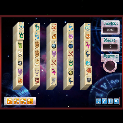 Temple Of Majong - Puzzle Game - iSCool Entertainment - Theme Astrologie