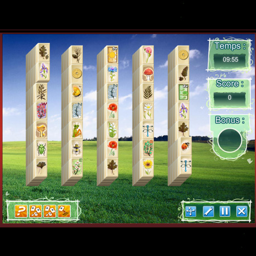 Temple Of Majong - Puzzle Game - iSCool Entertainment - Theme Nature