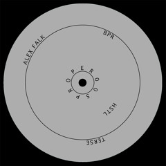 [PROPER-005] Alex Falk - Terse EP - February 2013