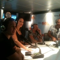 Renee Gartner and Garth Wood visit Triple M