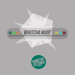 Whatcha Want (prod by Nameless)