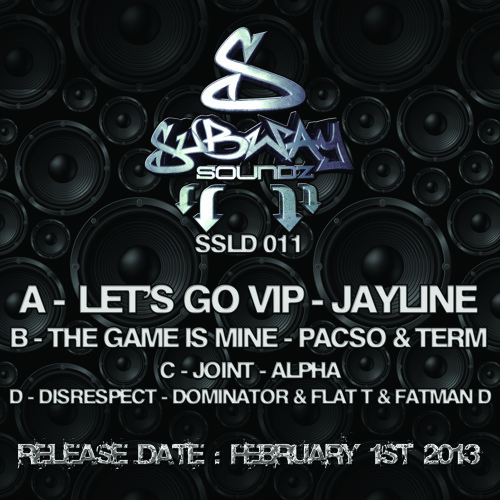 DJ ALPHA - JOINT ( SUBWAY SOUNDZ ) OUT NOW, LOWDOWN DEEP EXCLUSIVE !!!!