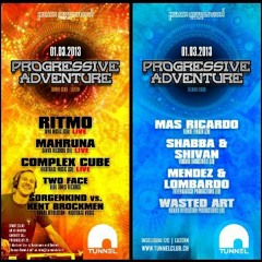 "Progressive Adventure 1 März@Tunnel" Offical Promomix by Wasted Art