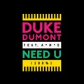 Duke&#x20;Dumont Need&#x20;U&#x20;&#x28;100&#x25;&#x29; Artwork