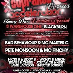 Sopranos Vs Acceleration Valentines Special Promo DJ Kenty & Cheeze MC Finchy