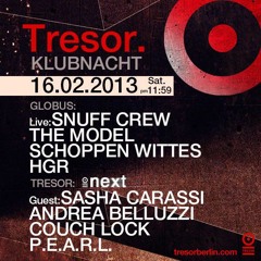 Couch Lock @ Tresor, Berlin - 16-02-2013