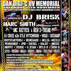 BRISK vs RIOTSTARTER FEAT MC STEELYDAN @ DAN DIGI C S MEMORIAL NOV 2012 Recorded LIVE