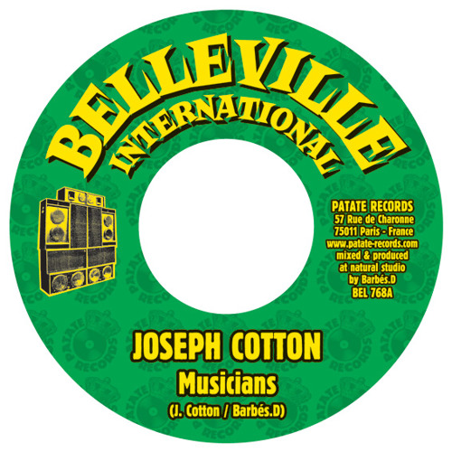 Barbés.D meets Joseph Cotton, Don Camilo 7" OUT NOW on Belleville International
