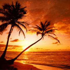 Sunset On The Beaches Of Spain