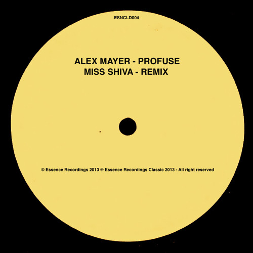 ALEX MAYER - Profuse (Miss Shiva Remix)