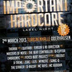Embrionyc - Live @ Important Hardcore Labelnight (02.03.2013)