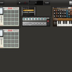 Another 1bar loop at Sat on the couch with Impc and imini in tabletop.