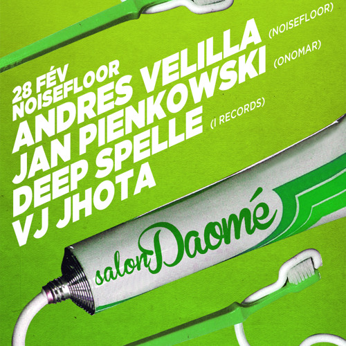 Deep Spelle & Andres Velilla live at Le Salon Daomé pt1 (28-02-2013)