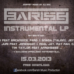 BARISH BEATS - INSTRUMENTAL LP SNIPPET mixed by DJ 2xC