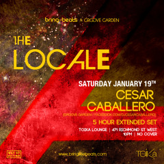 Cesar Caballero - The LocALe @ Toika Lounge - January 19, 2013 - Part 1