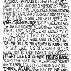 FIGHT LIKE A GIRL  (Miss Pinkski Vs.Trashed People)