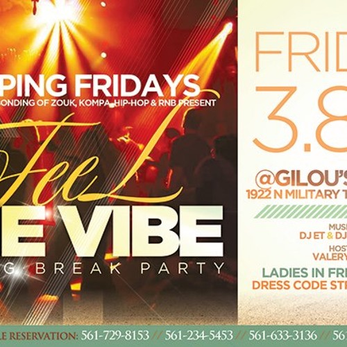 SKIPPING FRIDAYS MIX MARCH 8TH WE GOING IN!!! ZOUK, KOMPA & MORE