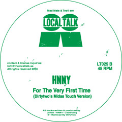 HNNY - For The Very First Time (Dirtytwo's Midas Touch) (LT025, Side B)