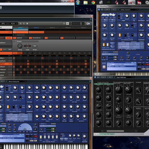 Audesi's remake of Skrillex - Summit with Korg Legacy Collection
