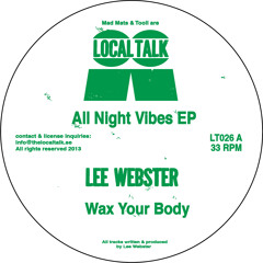 Lee Webster - Wax Your Body (LT026, Side B1)