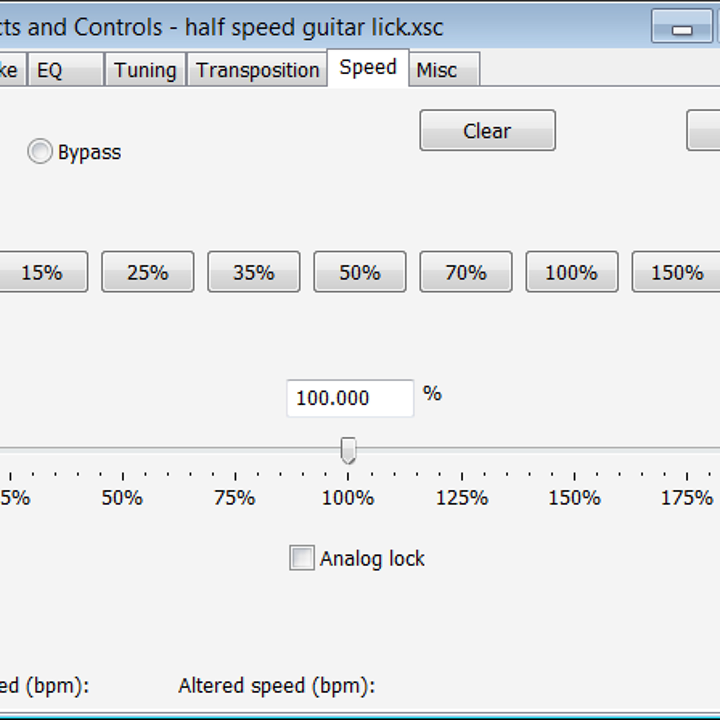 Half speed guitar lick episode artwork