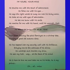 I'M YOURS, YOU ARE MINE....A wedding poem by Bernadette Joseph