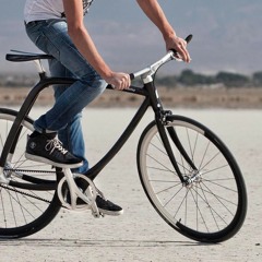 Biking in the morning