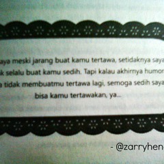 ini saya.... ( Quote by Dear Zarry's book ) :))