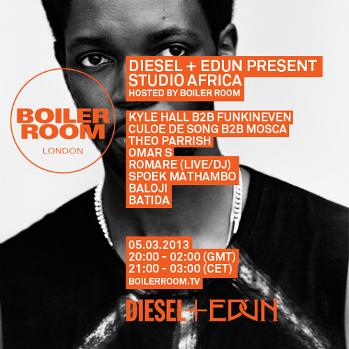 Theo Parrish 35 min Boiler Room x Diesel + Edun mix