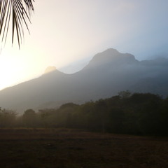 Arunachala: On a sunny morning shortly after sunrise