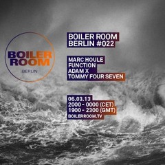 Tommy Four Seven 60 Min Mix Boiler Room Berlin