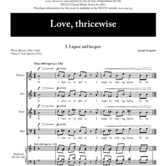 Love, thricewise | Joseph Gregorio